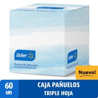 Pañuelos Triple Hoja Azul 60 Un Lider