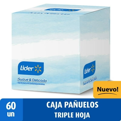 Pañuelos Triple Hoja Azul 60 Un Lider