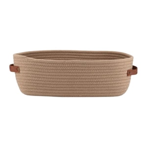 Bothyi - Cesta De Algodón Tarcha Tejida Organizador De Baño Bin Para Sala De Estar Gabinete Casero Caki