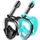 thumbnail image 1 of Máscara de snorkel Hydroview vista panorámica de 180° con soporte para cámara, 1 of 7