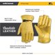 thumbnail image 5 of Guantes de trabajo Wells Lamont 1132 para hombre, piel, tamaño extra grande, 5 of 6
