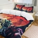 thumbnail image 1 of Akame Ga KILL Anime Home Bed 3-piece Set Classic Japanese Anime Polyester Wash Student Dormitory Set, 1 of 5
