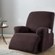 thumbnail image 2 of Fundas para sillones reclinables, fundas elásticas para sillones reclinables, fundas para sofás reclinables, fundas de jacquard a rayas, fundas protectoras para muebles, 2 of 7