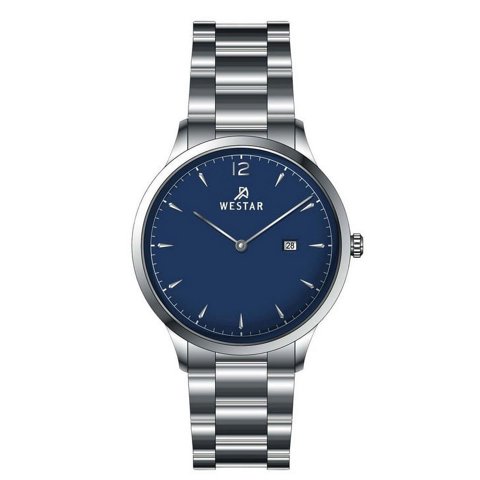 Reloj Westar Profile Stainless Steel Blue Dial Quartz 50218Stn104 Men'S Watch