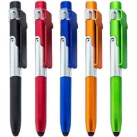 Gen - Lapiz Boligrafo Plegable Soporte De Celular Linterna Luz Led Multicolor