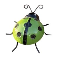 Magideal - 4 Adornos De Pared De Mariquita Para Jardín, Decoración Creativa De Pared, Colección De Metal, Esculturas Colgantes Para Árbol, Jardín, Patio, Exterio