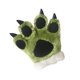 thumbnail image 5 of Animales Palma Pata Guante Juguete Felpa Festival Regalos De Vacaciones Color Brillante Verde Suave, 5 of 5