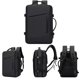 thumbnail image 4 of Mochila Cabina 48x30x25 Avión Deluxe Expandible Impermeable negro Talla única, 4 of 10