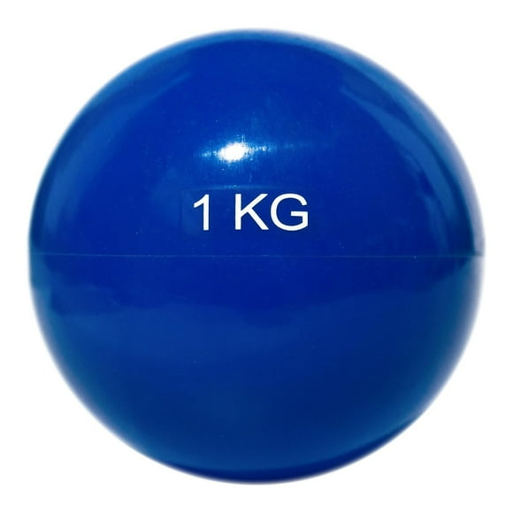Balón medicinal rehabilitación silicona sin rebote 1 kilo AkSport Crossfit
