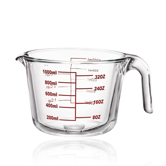 Jarro Vidrio 1000 ml medidora 1 pieza