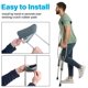 thumbnail image 4 of Juego de accesorios para muletas Crutch Comfort Deluxe, forro polar suave, gris, 4 of 4