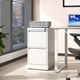 thumbnail image 2 of 2 Drawer Metal Vertical File Cabinet with Lock Office Home Steel Vertical File Cabinet for A4 Legal/Letter Size, 2 of 3