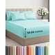 thumbnail image 1 of Juego de sábanas CGK Unlimited Extra Deep Queen de 6 piezas Spa Blue, 1 of 8
