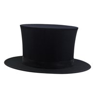 Bothyi - Sombrero De Primavera Plegable Props Mago Traje De Tela Navidad Negro