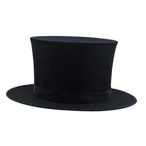 Bothyi - Sombrero De Primavera Plegable Props Mago Traje De Tela Navidad Negro