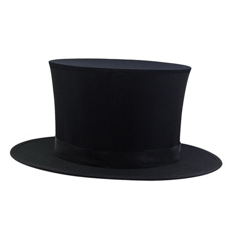 Bothyi - Sombrero De Primavera Plegable Props Mago Traje De Tela Navidad Negro