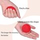 thumbnail image 4 of Nariz de Payaso Dancepanda 5 uds 4,8 cm Esponja Roja, 4 of 5