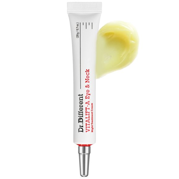 Crema de noche Dr.Different VITALIFT-A para ojos y cuello, 20 ml, antienvejecimiento