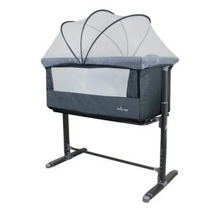 Cuna Colecho Con Dispositivo Vibración Premium Baby Mix Bebesit Gris