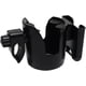 thumbnail image 1 of Portavasos universal 2 en 1 con soporte para teléfono, para cochecito, bicicleta, silla de ruedas, andador y scooter, color negro, 1 of 6