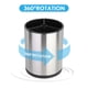 thumbnail image 1 of Portador de utensilios de cocina extra grande 360 ° giratorio para el organizador del mostrador de acero inoxidable almacenamiento cocina plata caddy 3 compartimiento platos cuchara espátula, 1 of 3