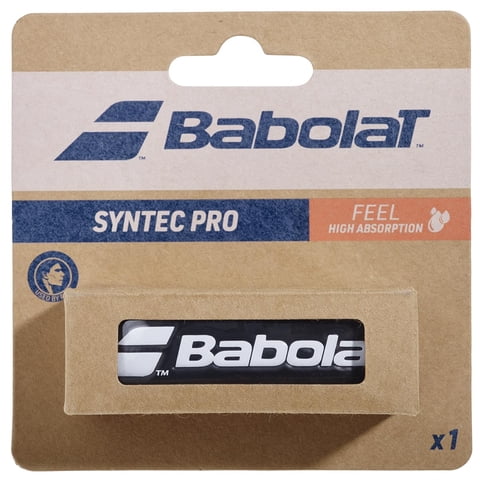 Empuñadura De Repuesto Para Tenis Babolat Syntec Pro Negra De 1,9 Mm De Grosor
