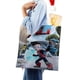 thumbnail image 4 of Ejen Ali Bolso de tela con estampado de lienzo para mujer, bolsa de compras reutilizable y estética, con cremallera interior, regalo para mujer,40*40cm., 4 of 6