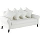 thumbnail image 3 of Sofa Lua 3c + 2 Pouf Pu 20 Blanco, 3 of 6