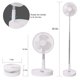 thumbnail image 4 of Ventilador de escritorio portátil LOREAD plegable con control remoto de 39 cm, 7200 mAh, 4 of 8