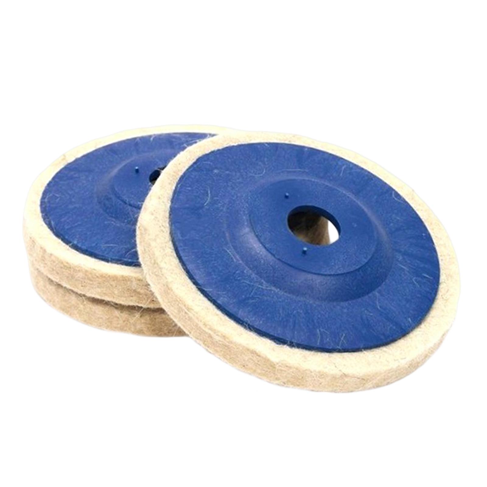 Magideal - Almohadilla De Disco De Rueda De Pulido 3X, Amoladora De Ángel, Herramienta Rotativa De Limpieza, Pulidora Para Cerámica De Acero Inoxidable, Mármol D Azul