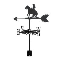 Magideal - Veleta Para Montar A Caballo, Adorno Para Caballo, Decoración De Techo, Indicador De Dirección Del Viento, Veleta Para Exterior, Cabaña, Césped, Valla