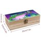 thumbnail image 2 of Noche de la Zoopocalipsis Caja Organizadora de Madera Rústica - Caja Decorativa Multifuncional para Escritorio, Hogar, Oficina, Joyas y Manualidades, 2 of 6