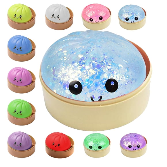 Pelota antiestrés Squishy QPGJPD Mini Dumplings, juguete fidget