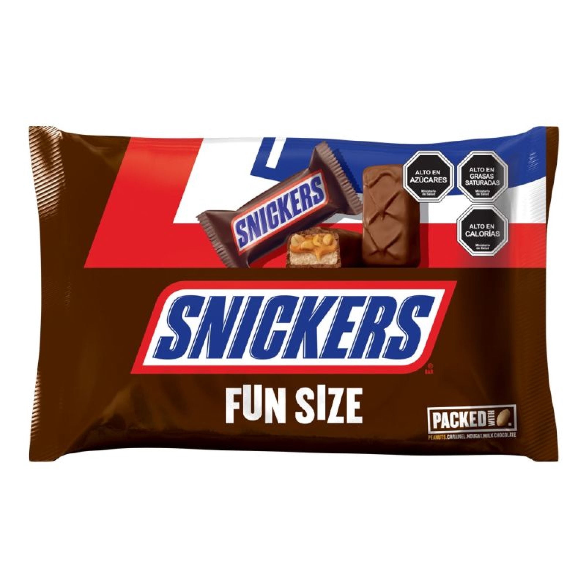 Barra De Chocolate Con Leche Fun Size 300 g Snickers