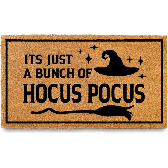 Limpiapiés MAINEVENT Hocus Pocus de coco, 30 x 17 pulgadas