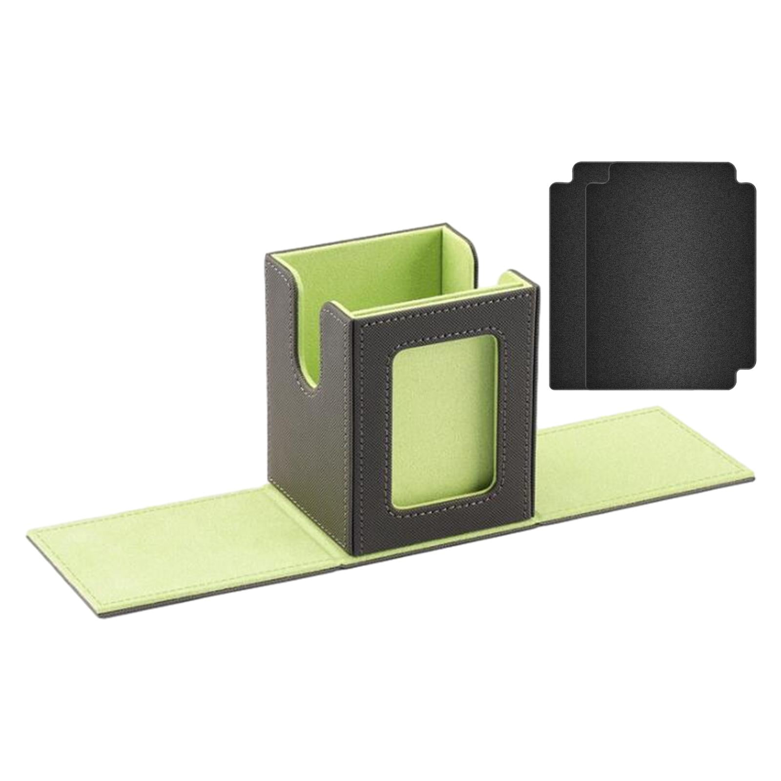 Bothyi - Caja De Baraja De Cartas Coleccionables Para Juego De Cartas De Béisbol, Organizador De Cartas Con Capacidad Para Más De 100 Cartas, Color Verde