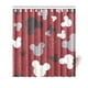 thumbnail image 1 of Cortina de ducha de Mickey Mouse, juego de cortinas de baño con ganchos, tamaño 66 x 72 pulgadas, 1 of 3