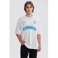 Fashionspark - Polera Hombre Estampado Blanco - Vi