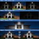 thumbnail image 3 of Luces solares Aqraou 6500 K del anochecer al amanecer con mando a distancia, paquete de 2, 3 of 7