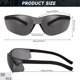 thumbnail image 2 of Gafas de seguridad Salfboy Tinted, paquete de 30 unidades, ANSI Z87.1, resistentes a los arañazos, 2 of 7