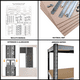 thumbnail image 4 of Estante Rack Metálico 180x90x40 Repisa Galvanizado 5 Niveles, 4 of 4
