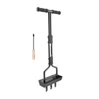 Ioensy - Herramienta Para Airear Césped Con Mango Antideslizante, 37,6 X 11 Pulgadas, Resistente, Con 3 Púas