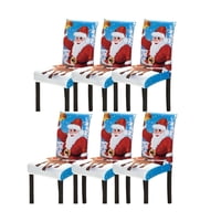 Rouss - Set De 6 Fundas Para Sillas De Navidad N10