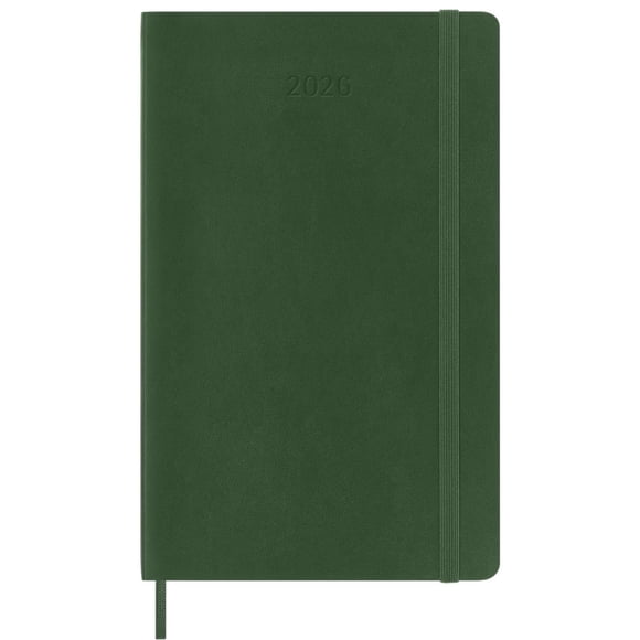 Agenda Moleskine 2026 - Semanal - Tapa dura - Large - Verde mirto