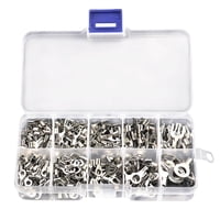 Magideal - Terminal De Crimpado 10 En Un, Terminales Desnudos De En Frío Rendimiento, Anillos, Horquilla Tipo U, Kit Surtido Para Contactores Para