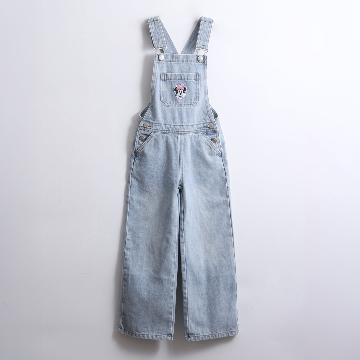 Jardinera Niña Denim Minnie Azul Disney