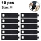 thumbnail image 1 of Paquete de 10 organizadores de cables de extensión, correas de almacenamiento resistentes compatibles con ganchos de garaje y colgadores de mangueras de piscina., 1 of 8