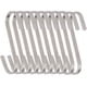 thumbnail image 1 of Ganchos en forma de S de 11 cm, grandes y planos, de acero inoxidable, para colgar utensilios de cocina, toallas, ropa, plantas y herramientas de jardinería (10 unidades), 1 of 7