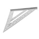 thumbnail image 4 of Escuadra de carpintero triangular multifuncional de 7 pulgadas, aleación de aluminio, métrica imperial, para carpintería, 4 of 8
