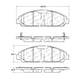 thumbnail image 1 of Pastillas Freno Para Auto 500.17910, 1 of 3